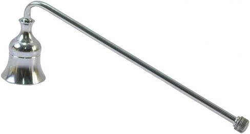 Antique Metal Candle Snuffer Elegant Reusable Candle Wick Extinguisher for Putting Out Flames(Short Handle-Black) in Saudi Arabia