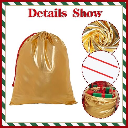 baotongle Santa Claus Beard and Wig Set for Adult Men Santa Costume Accessories Beard Wig Eyebrows Hat Glasses Gloves Satin Gift Bags Hand Bell Perfect for Holiday Celebrations Parties Festive Events in Saudi Arabia