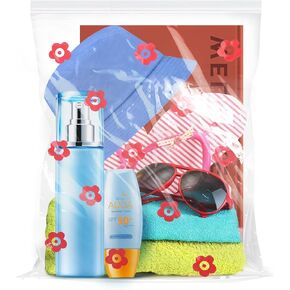 14 Packs 5 Gallon Bags Zipper Cloth Storage Bags Extra Large -Freezer Bags Thick Reclosable Bags for Storage Clothing Prep Moving BPA-Free Travel, Office Supplies Essential Size 18"x 24" maple in Saudi Arabia
