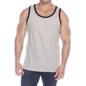 Mens Cotton Nub Jersey Ringer Tank in Saudi Arabia
