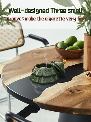 ash tray Waterproof and windproof outdoor ashtray Christmas Tree-Shaped Stylish Ashtray The Best Cigar Ashtray in Saudi Arabia