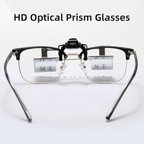 Clip on Lazy Glasses, Horizontal Reading Glasses, 90°Vision Prism Glasses for Lying Down Reading or Watching TV,Knitting Up Neck Relax,Neck Protection Glasses in Kuwait