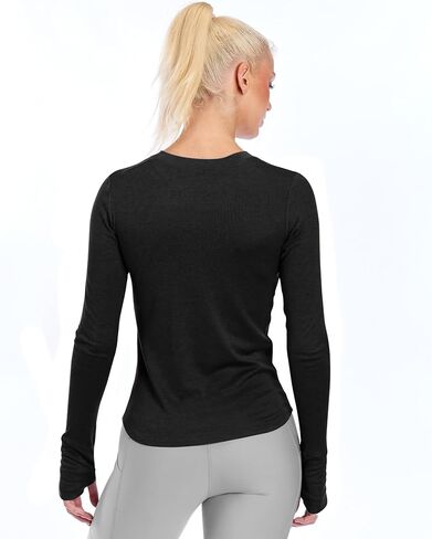 CERTO ​NHL Women's Long Sleeve Bodycon Shirt, Slim Fit Crewneck Tee, Officially Licensed Fan Apparel in Saudi Arabia