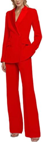 2 PC Womens Suit for Work Professional Slim Fit Business Suit Prom Party Tuxedos in Saudi Arabia