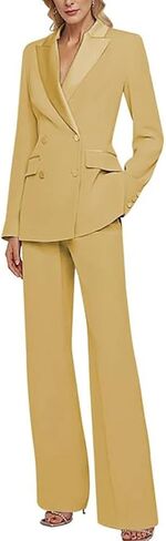 2 PC Womens Suit for Work Professional Slim Fit Business Suit Prom Party Tuxedos in Saudi Arabia