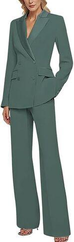 2 PC Womens Suit for Work Professional Slim Fit Business Suit Prom Party Tuxedos in Saudi Arabia