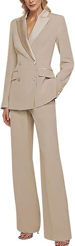 2 PC Womens Suit for Work Professional Slim Fit Business Suit Prom Party Tuxedos in Saudi Arabia