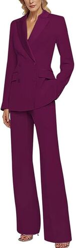 2 PC Womens Suit for Work Professional Slim Fit Business Suit Prom Party Tuxedos in Saudi Arabia