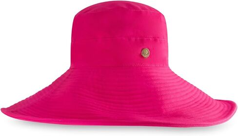 Coolibar UPF 50+ Women's Brittany Beach Hat - Sun Protective (One Size- Natural Modern Herringbone) in Kuwait