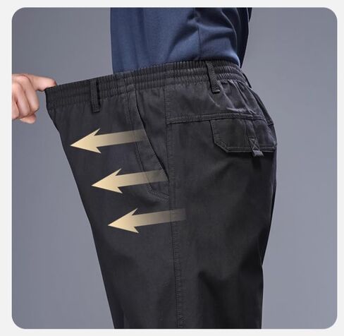 Mens Cargo Pants,Elastic Waist Sweatpants for Men Casual Long Trousers Light Jogger Pants in Saudi Arabia