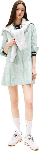 Tommy Jeans Womens Shirt Dress with Embroidered Crest Logo in Kuwait