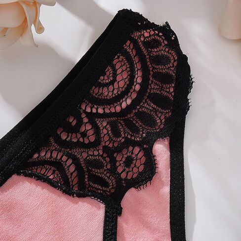6 Pack Women's Underwear - Panties for Women Women's Low-Rise Side Cut-Out Lace Underwear Sexy Comfortable Briefs in Saudi Arabia