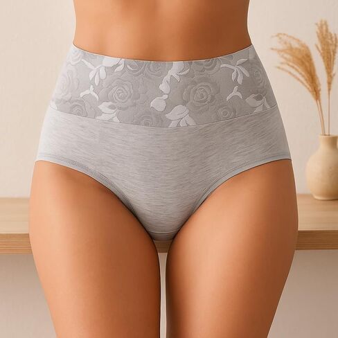 Women's High Waist Tummy Control Briefs Underwear Comfortable Panties for Women in Saudi Arabia