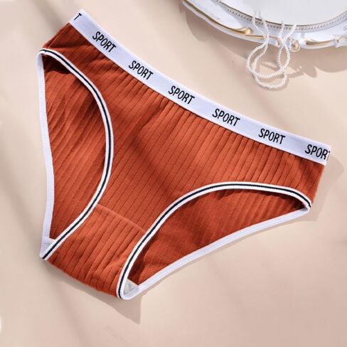 Women's Mid-Rise Underwear 6 Pack with Sport Waistband Breathable Assorted Colors in Saudi Arabia