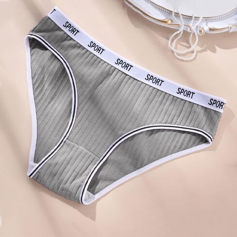 Women's Mid-Rise Underwear 6 Pack with Sport Waistband Breathable Assorted Colors in Saudi Arabia