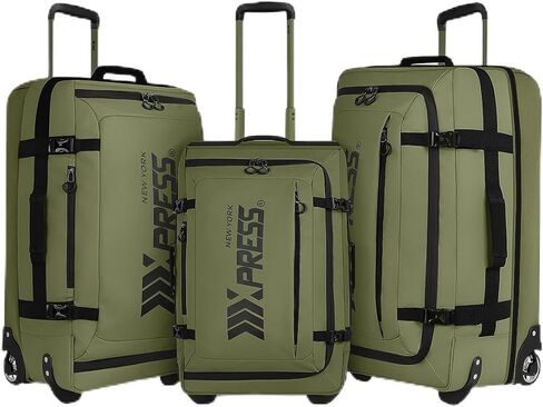 （20''/26''/30''）3-Piece Set,Luggage Sets 3 Piece,Rolling Duffle Bag w/Handle,Carry on Luggage Travel Duffle Bags for Man Women#Purple in Saudi Arabia