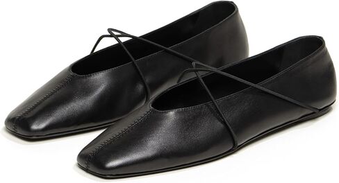 Mary Jane Flats for Women Square Closed Toe Ballet Flats Shoes Slip On Ballerina Flat Comfortable Cute Party Dressy Casual Shoes in Kuwait