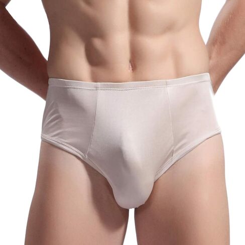 Forever Angel Men's 100% Silk Basic Stretch Boxers Briefs in Saudi Arabia