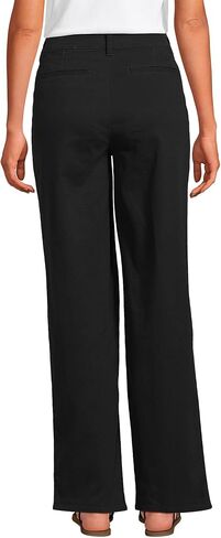 Lands' End Women's Chino High Rise Rail Straight Leg Pants in Saudi Arabia