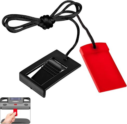 Treadmill Universal Safety Key for Proform, Image, Weslo, Reebok, Epic, Golds Gym, Freemotion, and Healthrider Treadmills in Kuwait
