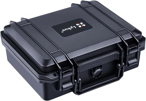 Lykus HC-1410 صندوق جاف صغير مع حشوة رغوية، حجم داخلي 5.51x3.54x1.46 بوصة، IP66 مقاوم للرذاذ، مناسب للهاتف المحمول، والمفاتيح، والبطاقات، والأشياء الصغيرة in Kuwait