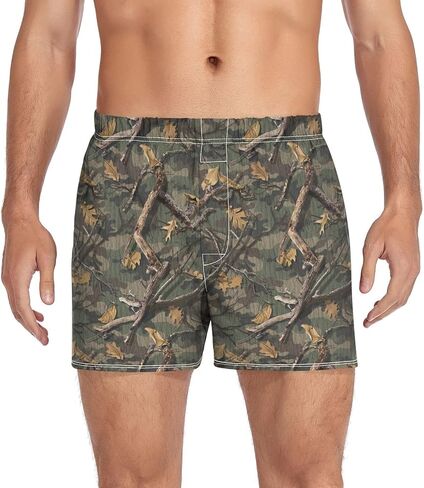 Men's Boxer Shorts St Patricks Day Shamrock Cotton Soft Breathable Underwear Woven Boxer Briefs Button Fly S-XXL in Saudi Arabia