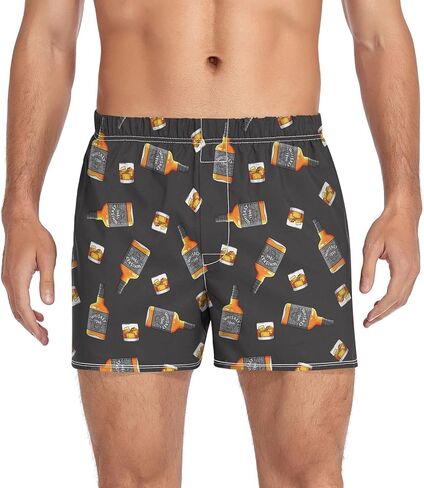 Men's Boxer Shorts St Patricks Day Shamrock Cotton Soft Breathable Underwear Woven Boxer Briefs Button Fly S-XXL in Saudi Arabia