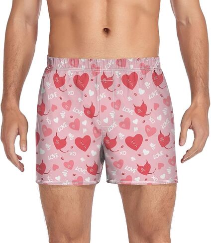 Men's Boxer Shorts St Patricks Day Shamrock Cotton Soft Breathable Underwear Woven Boxer Briefs Button Fly S-XXL in Saudi Arabia