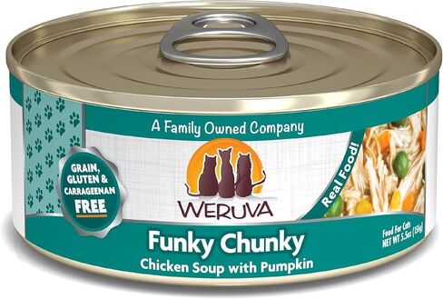 Weruva Classic Cat Food, Amazon Livin' with Chicken Breast & Chicken Liver in Gravy, 3oz Can (Pack of 24) in Kuwait