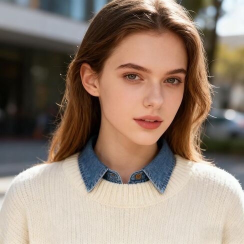 4 Pcs Fake Collar Detachable False Dickey Collar Half Shirts Round Blouse Collars for Women in Saudi Arabia