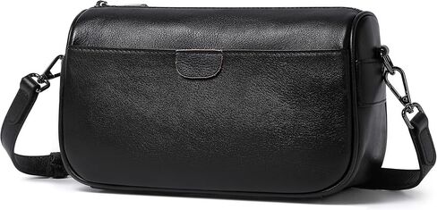 حقيبة يد نسائية من الجلد الطبيعي، حقيبة يد كاجوال للسفر، محفظة صغيرة على الكتف مع شريطين in Kuwait