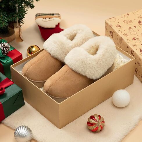 مجموعة شباشب Zigzagger His & Hers مكونة من زوجين مقاس 11-12&8، شبشب رجالي بدون كعب سهل الارتداء، أحذية منزلية مريحة ودافئة للاستخدام الداخلي/الخارجي، شباشب واسعة منفوشة، لون القهوة والأسمرة in Saudi Arabia