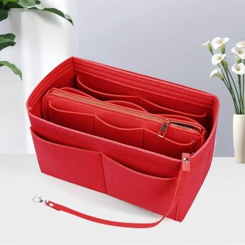 Purse Organizer Insert, Felt Tote Bag Organizer Insert, Handbag Dividers for Inside Purse in Saudi Arabia