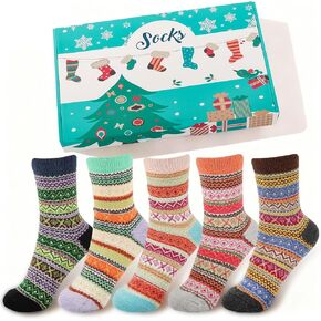 Warm Winter Socks for Women, Christmas Thermal Socks, Christmas Gifts for Wife, Mom in Saudi Arabia
