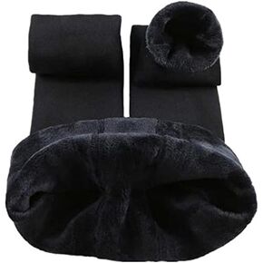 Polar Extreme Women's Thermal Sherpa Leggings Insulated Black Polyester Fleece Lined in Saudi Arabia