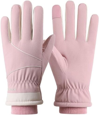 Women Winter-Warm-Ski-Gloves Thermal Windproof Cold Weather Warm Gloves for Snowboarding, Skiing Outdoor in Saudi Arabia