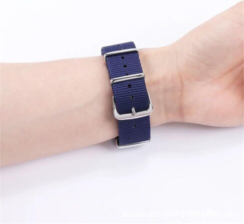 Nylon Sport Loop Watch Bands For Men Women Slip-Thru Strap Replacement Wristband For 14mm 16mm 18mm 20mm 22mm in Saudi Arabia