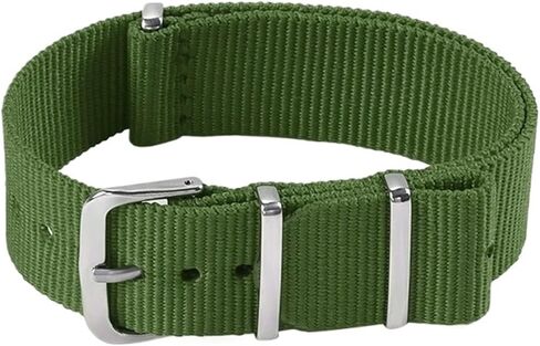 Nylon Sport Loop Watch Bands For Men Women Slip-Thru Strap Replacement Wristband For 14mm 16mm 18mm 20mm 22mm in Saudi Arabia