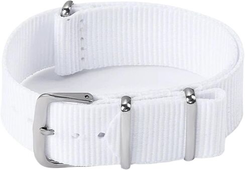 Nylon Sport Loop Watch Bands For Men Women Slip-Thru Strap Replacement Wristband For 14mm 16mm 18mm 20mm 22mm in Saudi Arabia