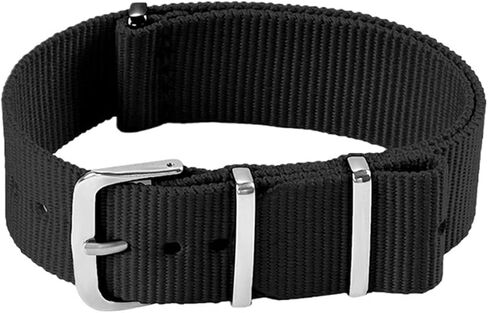 Nylon Sport Loop Watch Bands For Men Women Slip-Thru Strap Replacement Wristband For 14mm 16mm 18mm 20mm 22mm in Saudi Arabia
