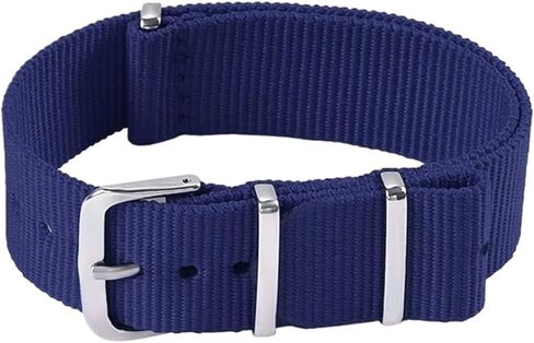 Nylon Sport Loop Watch Bands For Men Women Slip-Thru Strap Replacement Wristband For 14mm 16mm 18mm 20mm 22mm in Saudi Arabia
