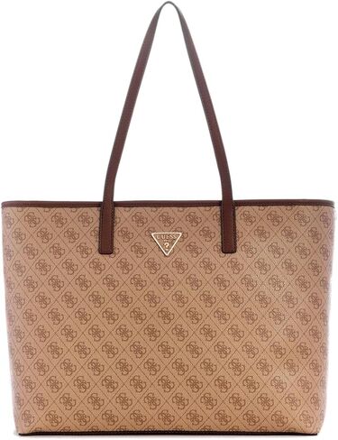 GUESS Power Play Quattro G Large Tech Tote - One Size, Latte Logo in Saudi Arabia