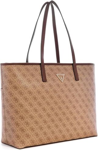 GUESS Power Play Quattro G Large Tech Tote - One Size, Latte Logo in Saudi Arabia