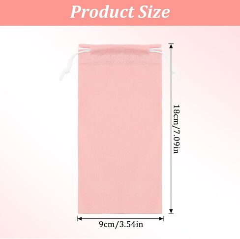 Sibba 12x Microfiber Glasses Sleeve Case Sunglasses Pouch Bag Sunglass Case Cell Phone Soft Eyeglass Pouch Portable Eye Glass Cases Men Women Drawstring Storage Bag for Smartphone, Watch, Headphones in Saudi Arabia