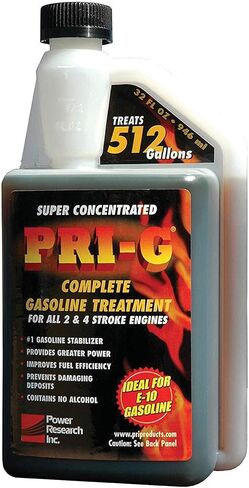 SUPER CONCENTRATED PRI-G COMPLETE GASOLINE TREATMENT for all engine types IDEAL for E-10 GASOLINE in Saudi Arabia