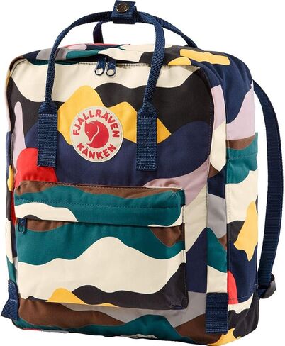 Fjallraven Women's Kanken Backpack, Summer Landscape, Print, Blue, One Size in Saudi Arabia