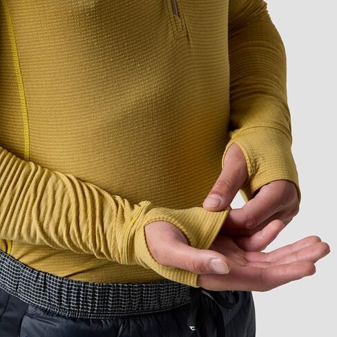 Backcountry، Pines Microgrid Ultra-Lt Baselayer 1/4-Zip Top - للرجال in Kuwait