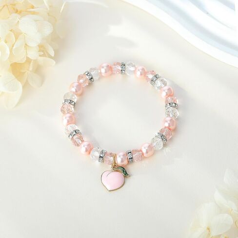 Inspirational Gifts for Women:Good Luck Healing Natural Stone Strawberry Pendant Bracelets - Get Well Soon Gifts for Women Friends Sister Daughter - Life is Tough But So are You,Birthday,Retirement,Graduation,Christmas,Mothers Day Gifts for Women in Saudi Arabia