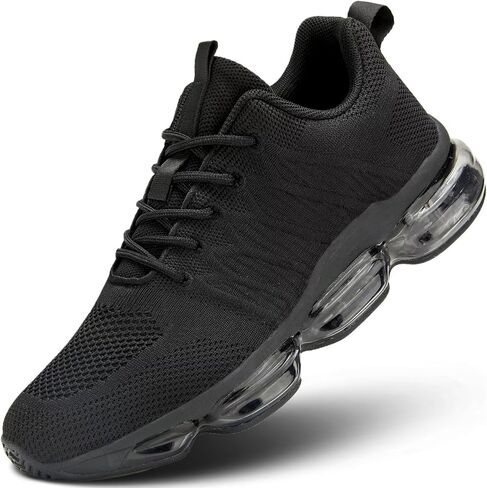 Men's Air Cushion Running Shoes Breathable Tennis Fashion Sneakers Non Slip Workout Casual Sport Gym Training Soft Sole Walking Shoes in Saudi Arabia