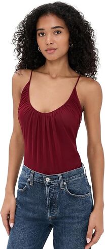 L'AGENCE Women's Gelina Ruched Thong Bodysuit in Saudi Arabia